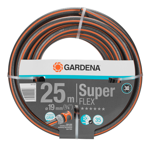 GARDENA Premium SuperFLEX tömlő, 19 mm (3/4") - 25m