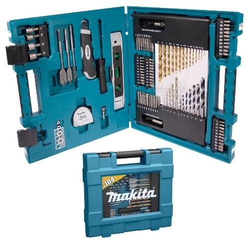 Makita fúró-csavarbehajtó készlet 104 db-os Makita fúró-csavarbehajtó készlet 104 db-os