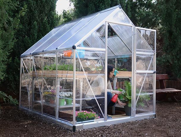 PALRAM Hybrid 6' x 8' üvegház (10 év garancia) PALRAM Hybrid 6' x 8' üvegház (10 év garancia)