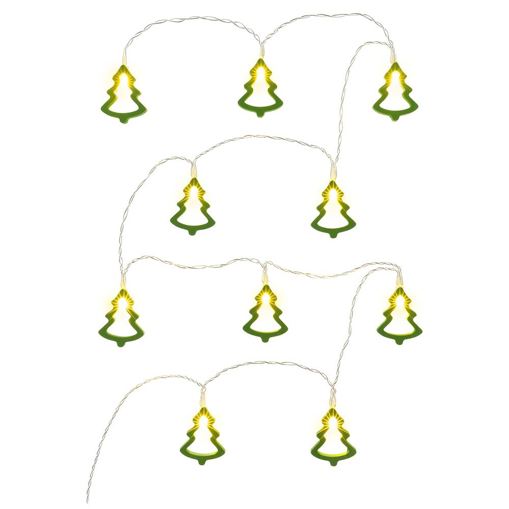 RETLUX RXL286 10LED-es zöld karácsonyfa fényfűzér - meleg fehér