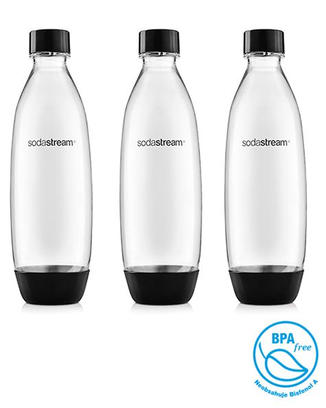 SodaStream TriPack fekete palack csomag - 3db
